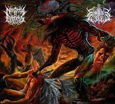 THY ENDLESS WRATH (Col) / NOCTURNAL FEELINGS (Col) - Ruptura de los sellos del infierno, Split CD