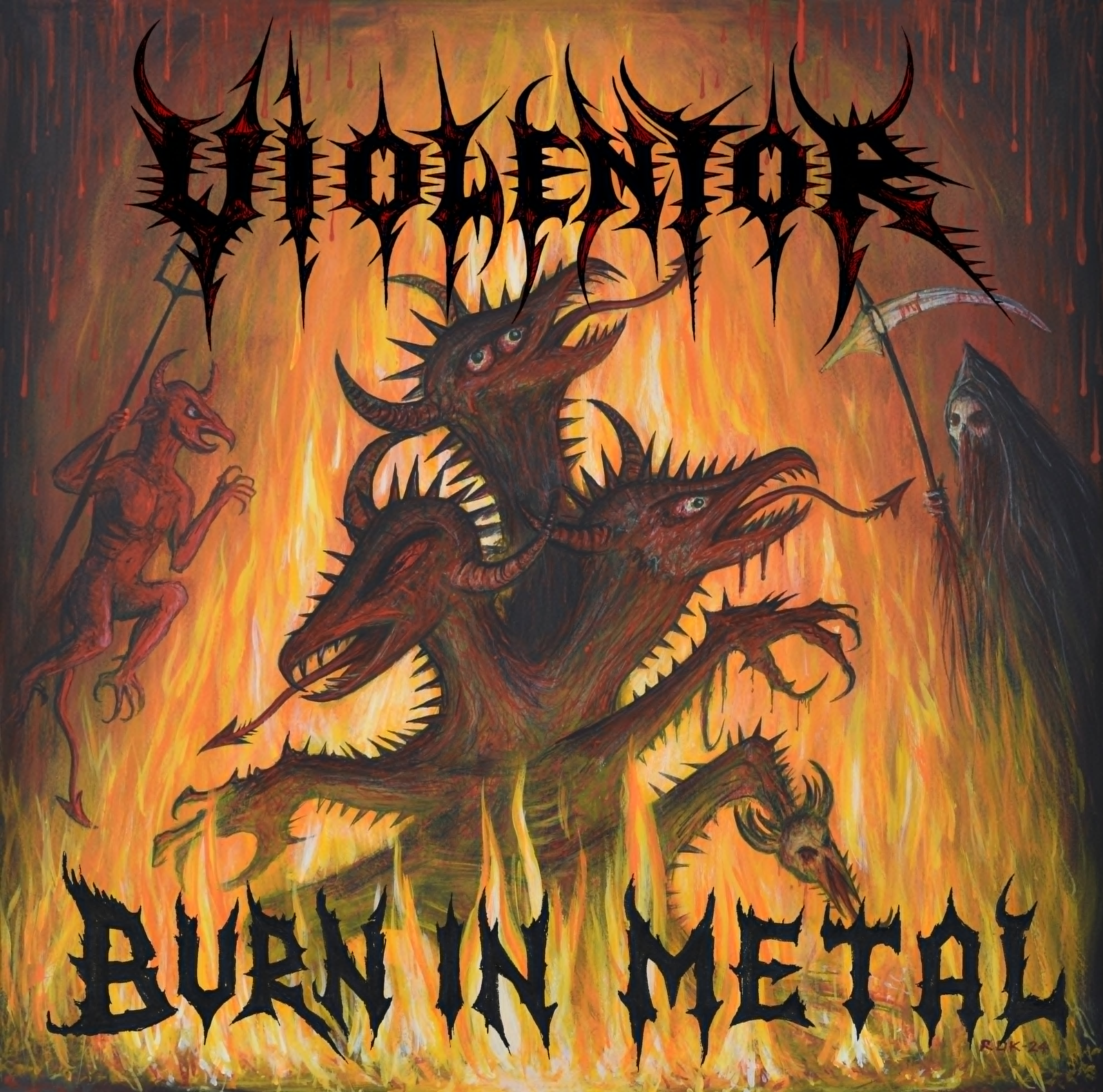 VIOLENTOR (Ita) - Burn In Metal, CD