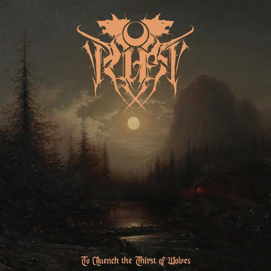 RIFT (Aus) - To Quench the Thirst of Wolves, LP (yellow/swamp green blend)