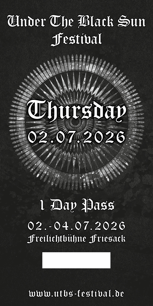 UTBS2026 - Tageskarte Donnerstag , Hardticket