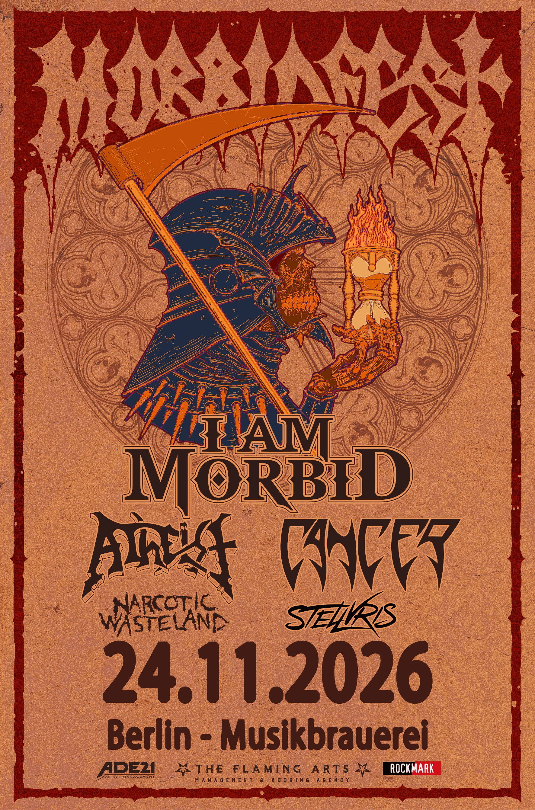 MORBIDFEST - I´M MORBID / ATHEIST / CANCER - Hardticket