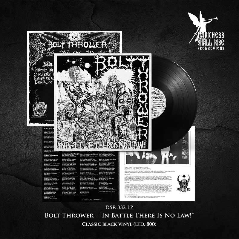 BOLT THROWER (UK) - In Battle There Is No Law!, LP