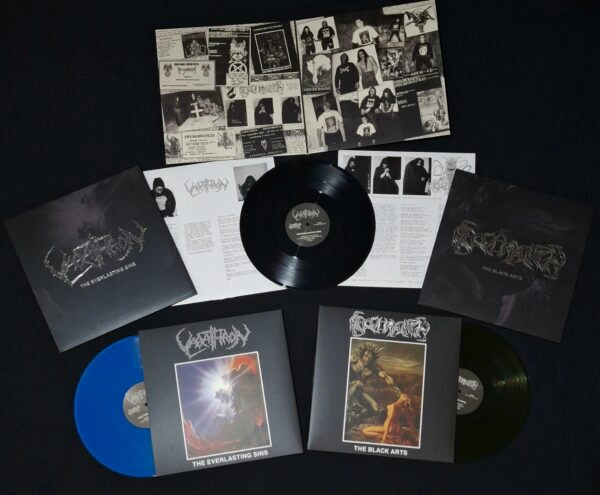 NECROMATNIA (Grc) / VARATHRON (Grc) - The Black Arts / The Everlasting Sins, LP
