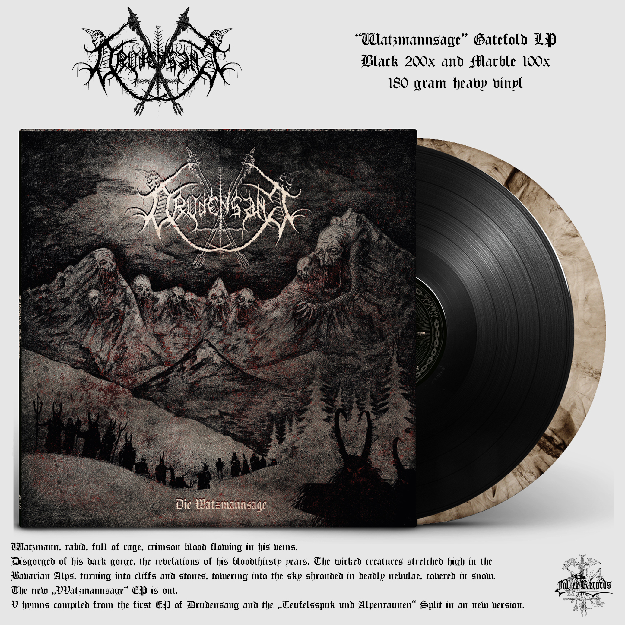 DRUDENSANG (Ger) - Watzmannsage, LP