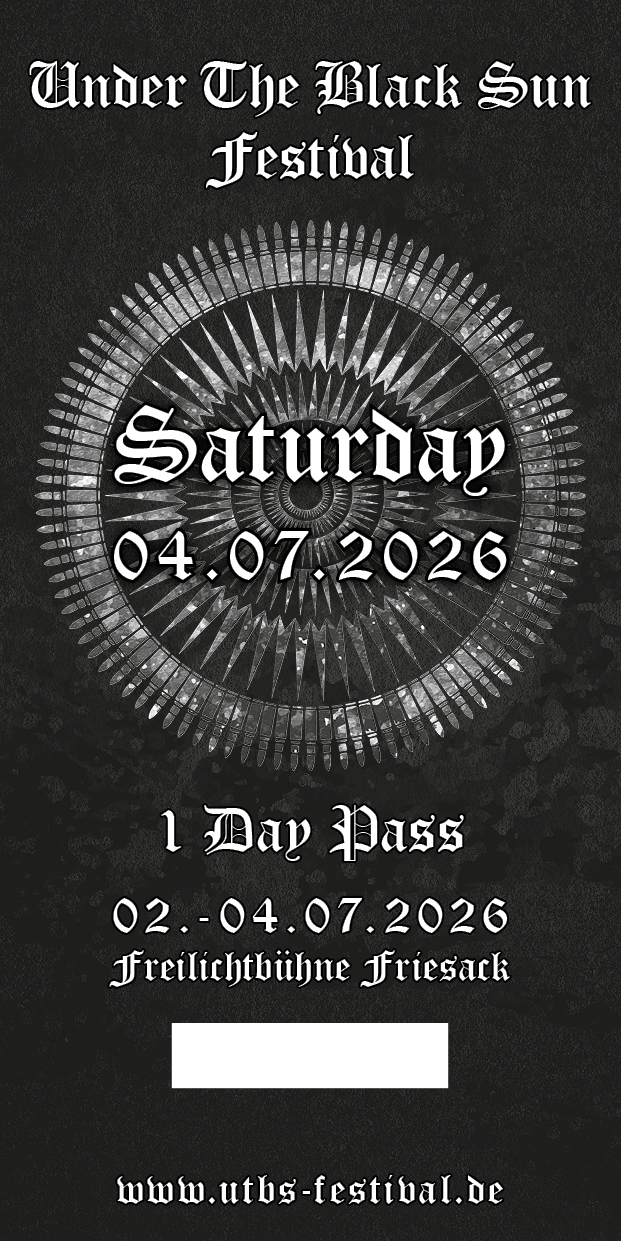 UTBS2026 - Tageskarte Sonnabend, Hardticket