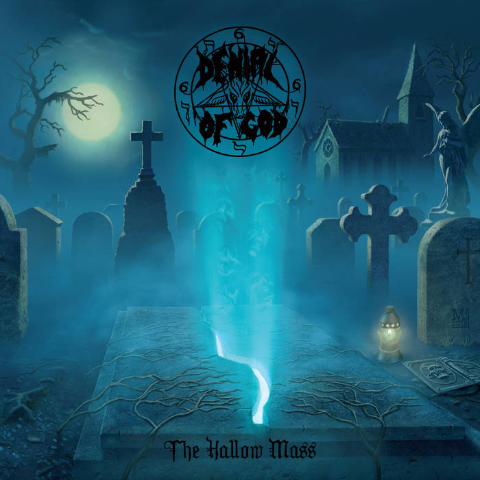 DENIAL OF GOD (Dk) - The Hallow Mass, 2GFLP (silver&blue swirl vinyl)